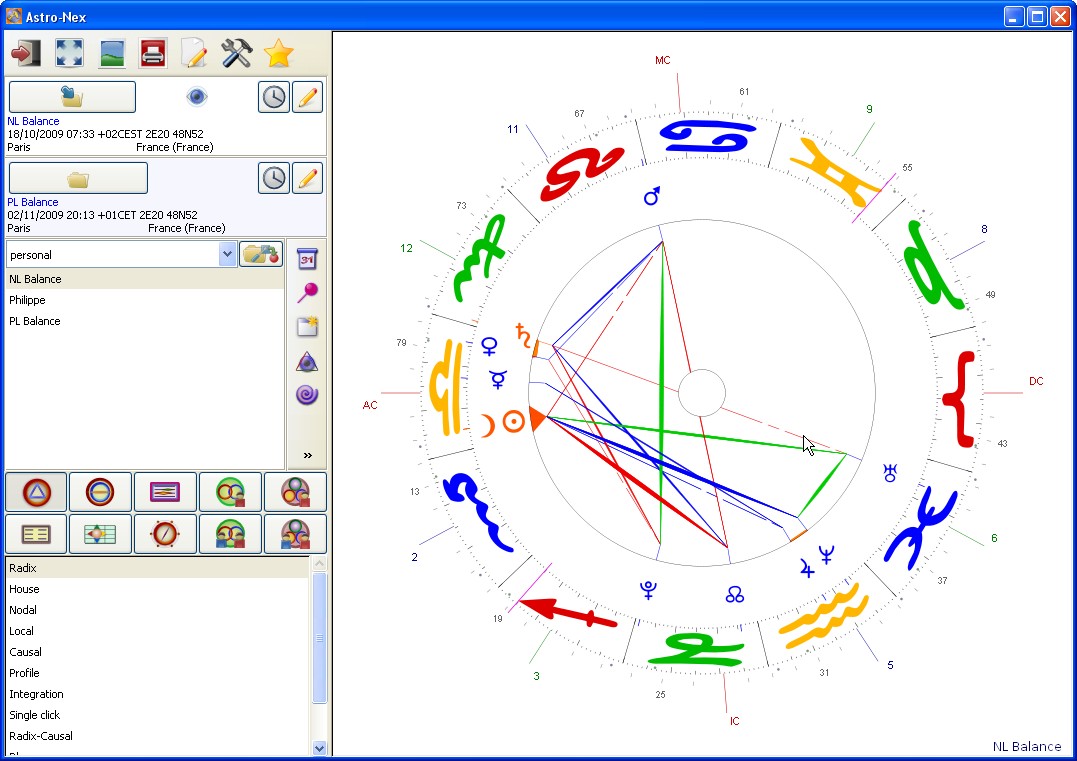 logiciel astrologie gratuit Astro-Nex